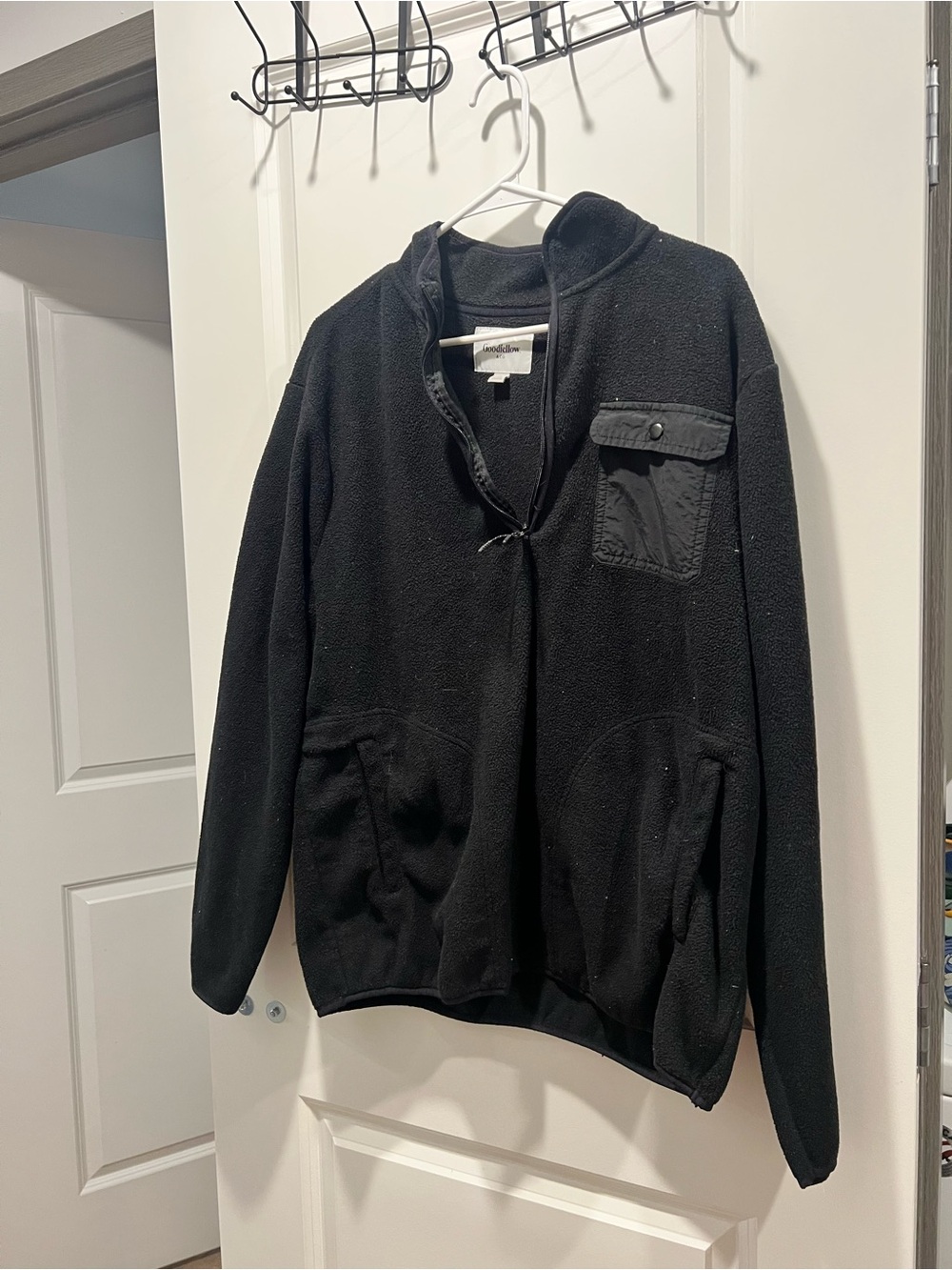 Goodfellow & Co Black Women's Zip-Up Fleece Jacket